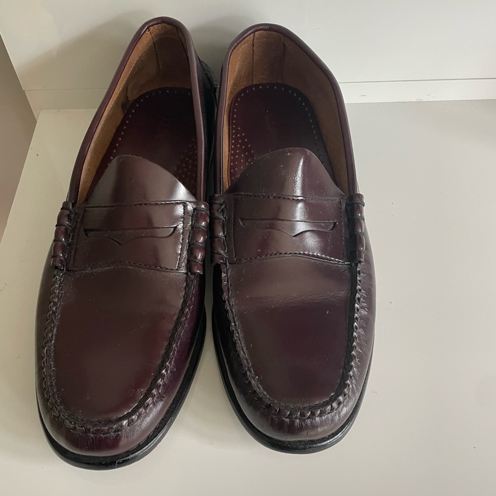 L.L. Bean Brown Leather Slip-On Loafers